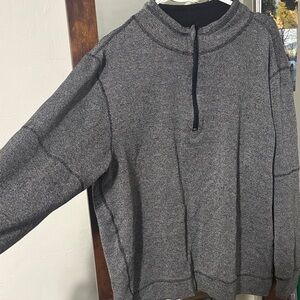 Falls Creek Men's Charcoal Zip-Up Sweater